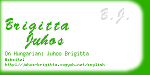 brigitta juhos business card
